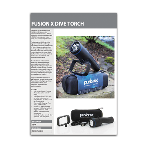 Fusion X Data Sheet