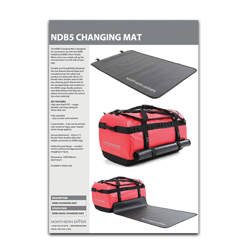 NDB5 Changing Mat Datasheet