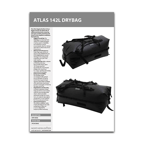Atlas 142L Dry Bag Datasheet