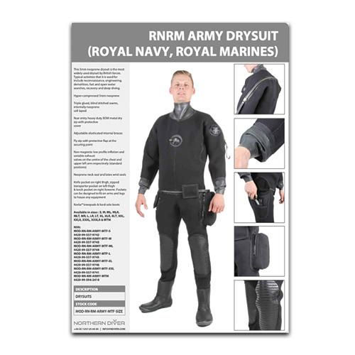 Neoprene Drysuit - Multi Role Use Data Sheet