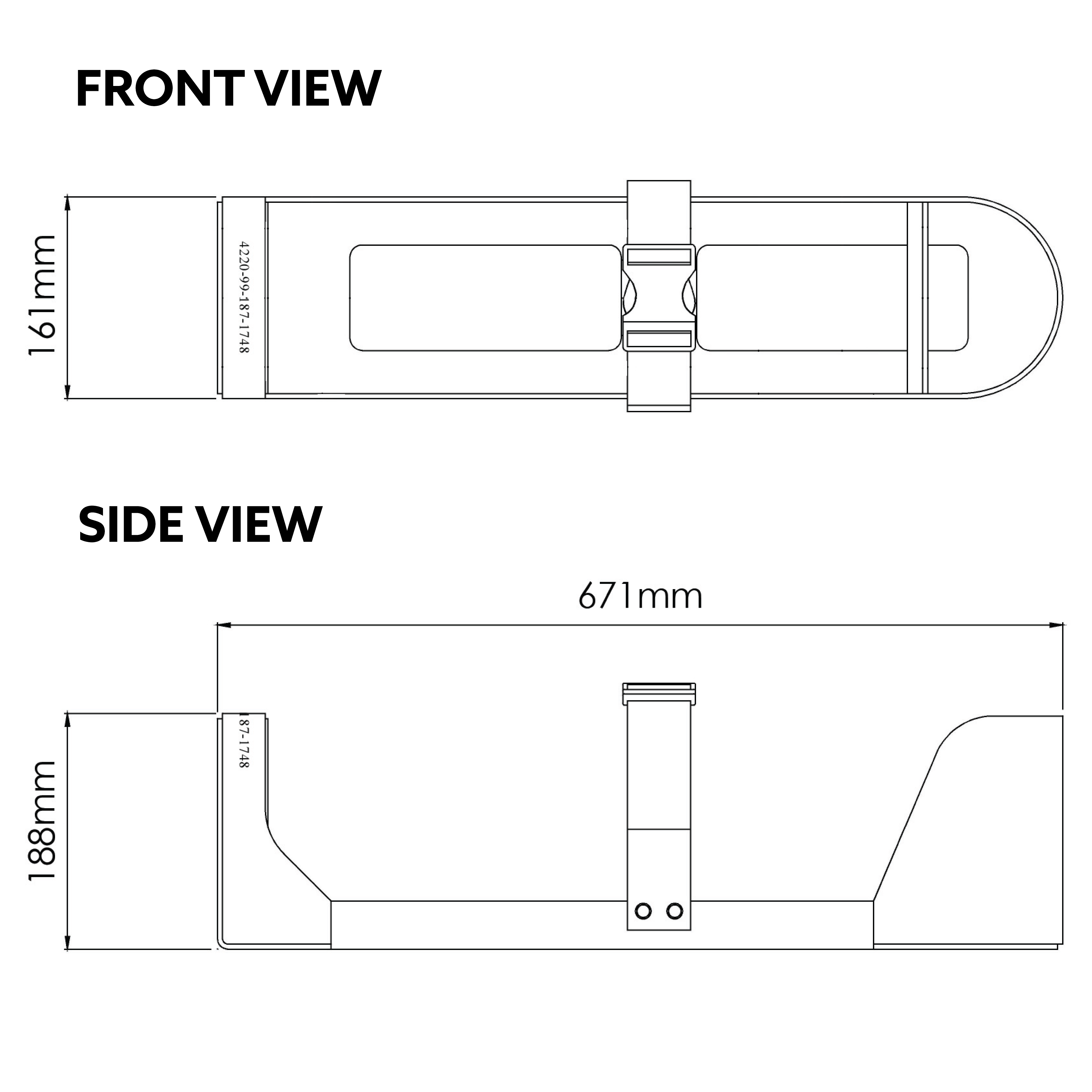 CYLINDER HOLDER DIMENSIONS