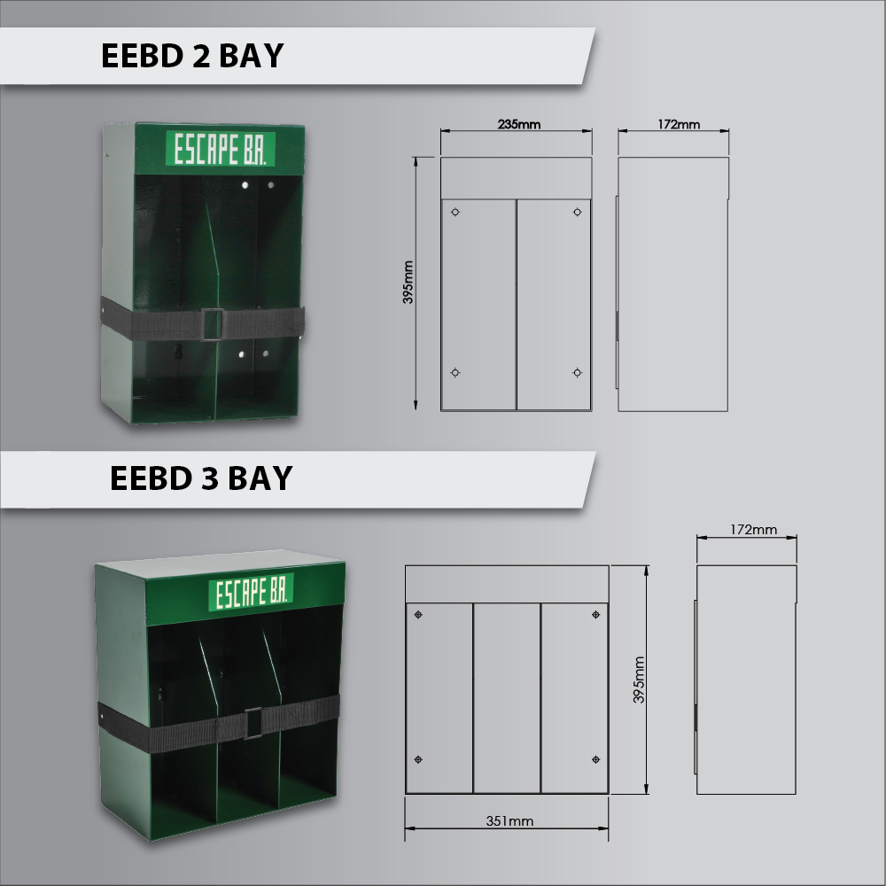EEBD | 1 & 2 bay dimensions