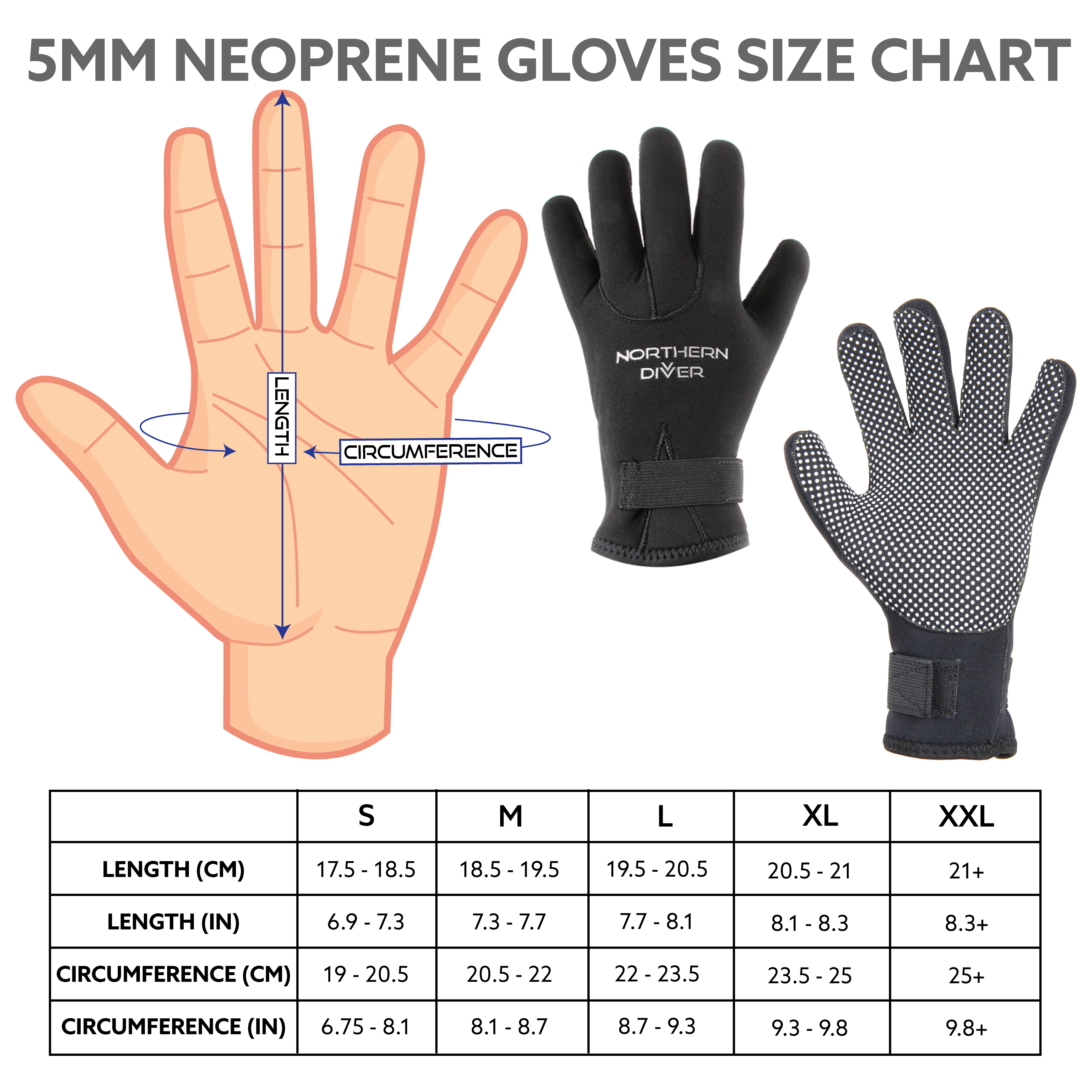 5mm neoprene gloves