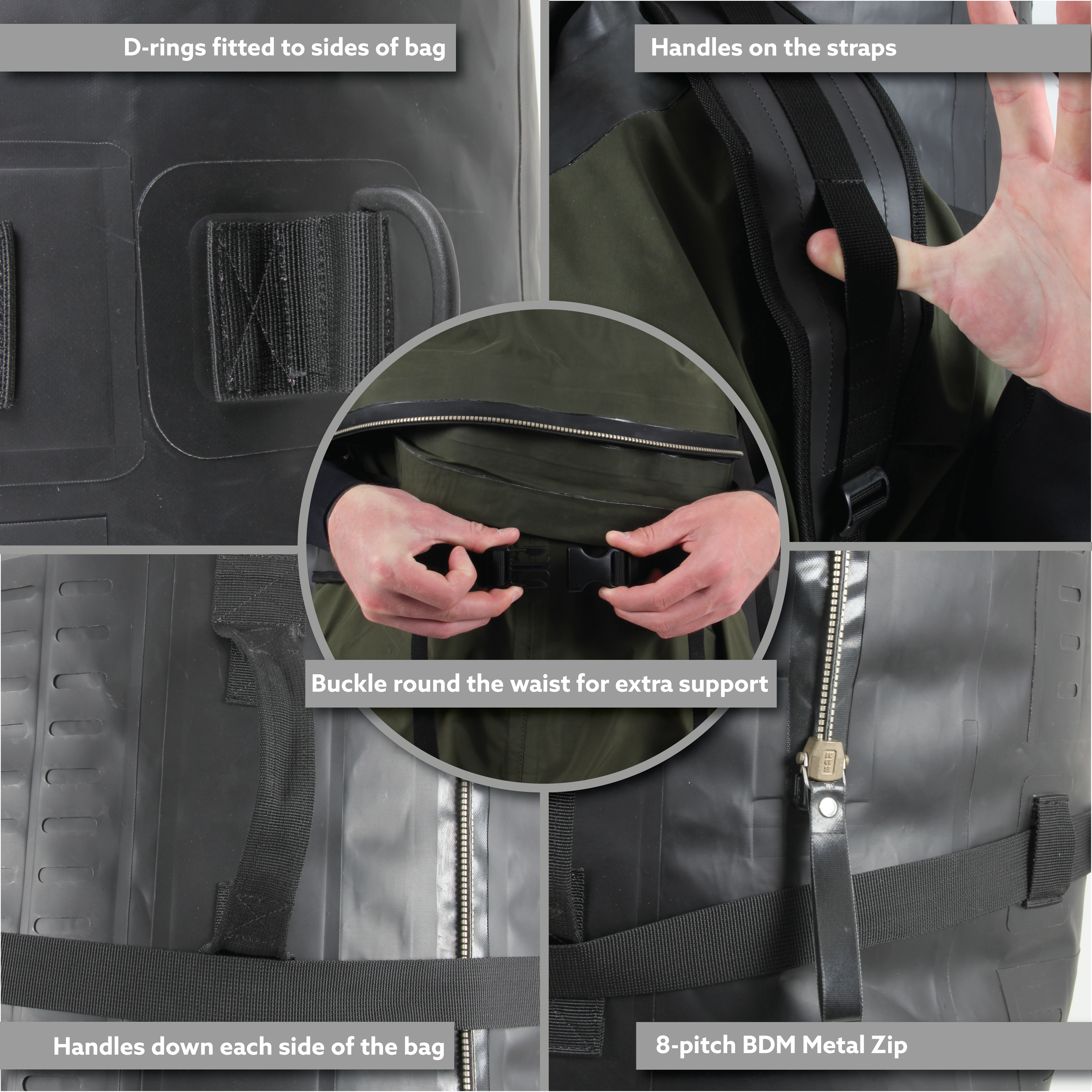 bergen bag features